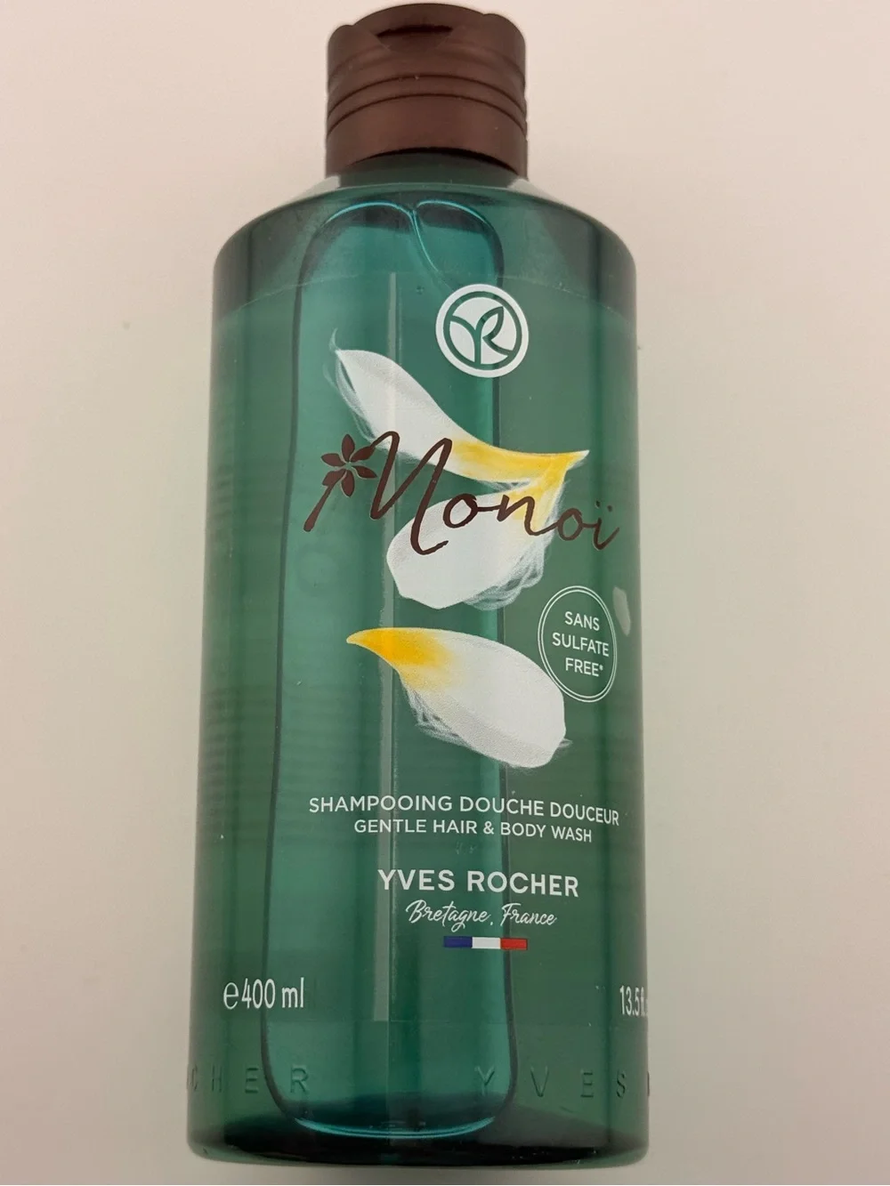 Yves Rocher Monoi Gentle Hair & Body  400ml / 13.5 oz Sulfate Free New
